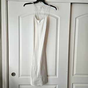 Victoria's Secret White Satin Slip Dress Size Medium Cowl Neck Y2K Bridal